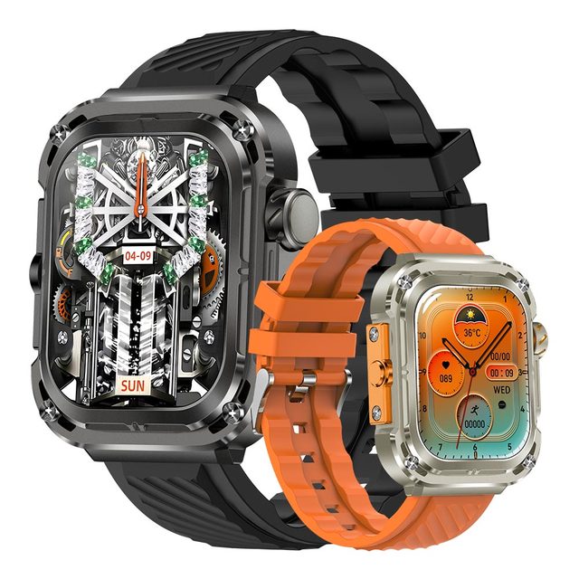 VeloSmart Ultra-Max - 2.04" Titanium Tactical Flagship Smartwatch