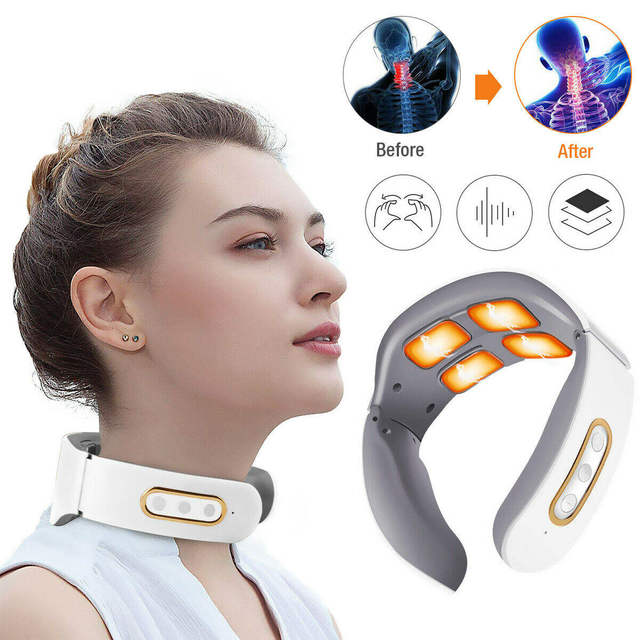 VeloSmart NeckRelief Pro - Intelligent Heating Neck Massager