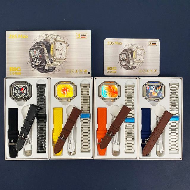 VeloSmart Ultra-Max - 2.04" Titanium Tactical Flagship Smartwatch