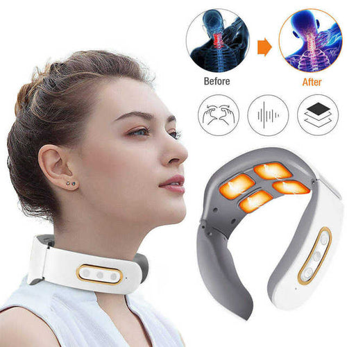VeloSmart NeckRelief Pro - Intelligent Heating Neck Massager